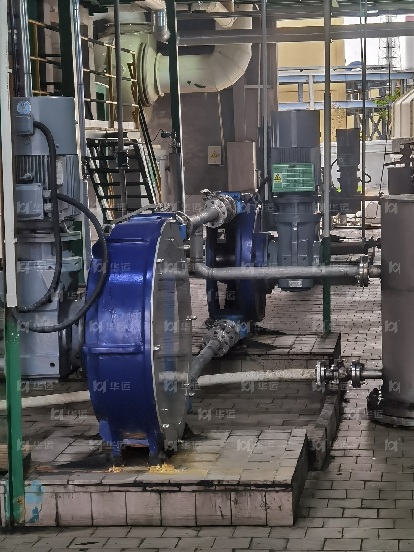 華運軟管泵在福建某大型環保項目中投入使用